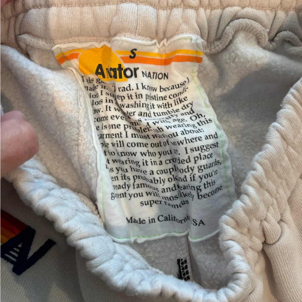 Aviator nation wide leg pocket sweatpants - dove - Picture 5 of 5